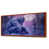 Toile avec cadre flottant brun
