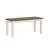 Brown And White 6 Piece Dining Table Set
