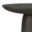 Table basse à piédestal ronde contemporaine en métal avec base robuste Alexa