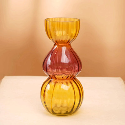 Decorative Opulent Bauble Glass Vase