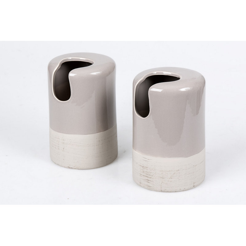 Coraline Table Vase 1, 15.7cm H x 10.5cm W x 10.5cm D