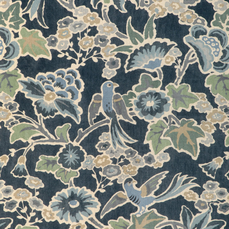 Posy Print, Blue/Green