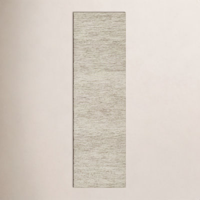 Gray Sand Hand-Tufted Wool Rug