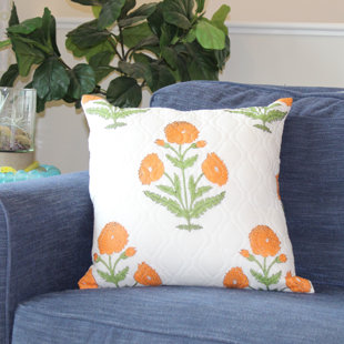 Square Cotton Pillow Cover