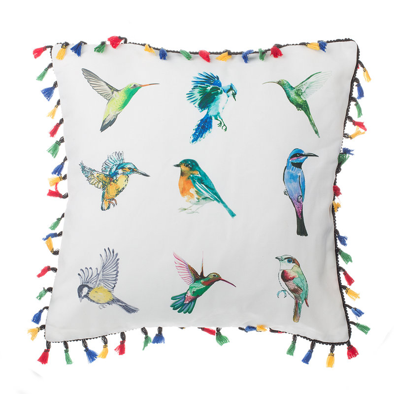 Kiawah Floral Square Cushion