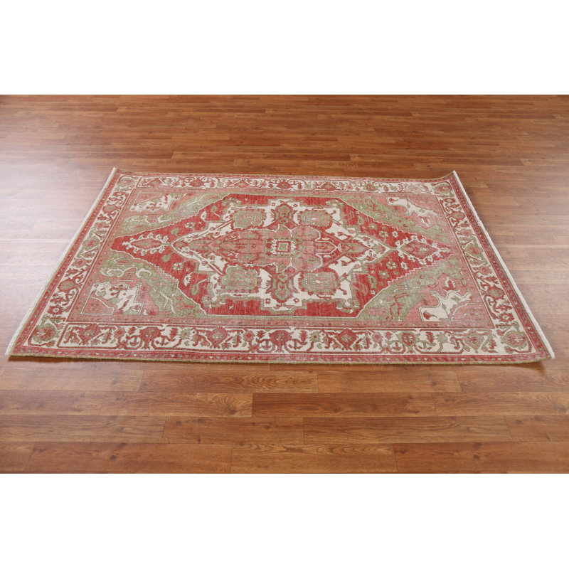 Tapis géométrique turc 4 x 6