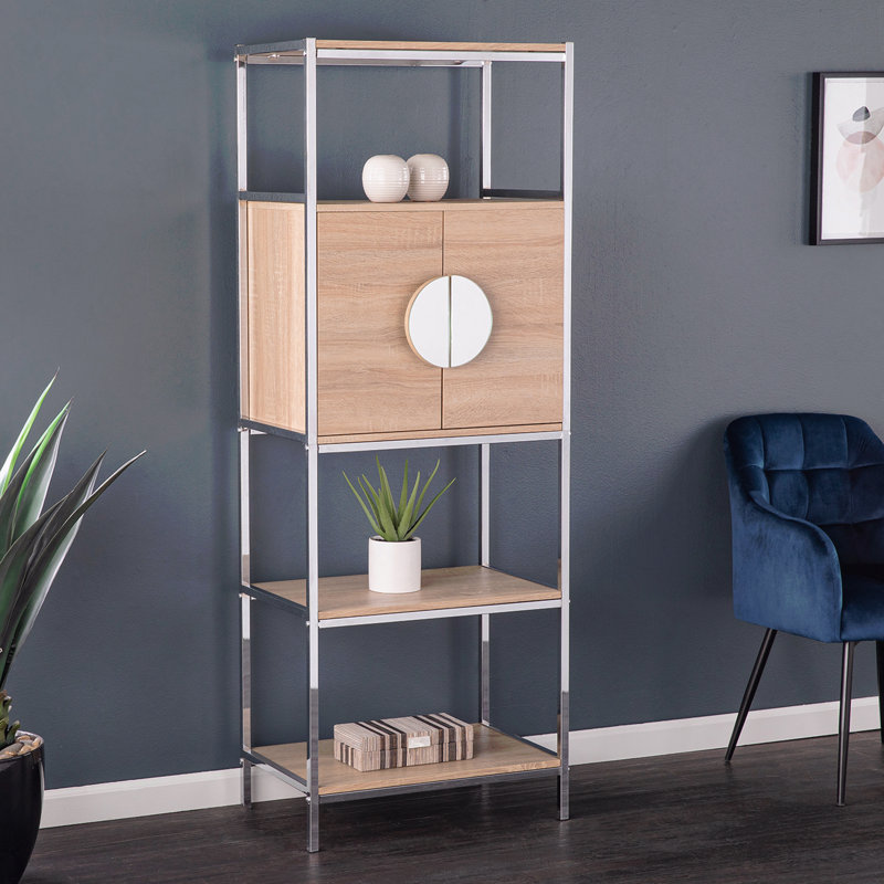 Armoire de rangement haute avec rangement pour bouteilles de vin
