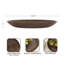 Plateau en bois sculpté alimentaire