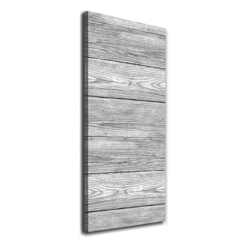 Wooden Background - Wrapped Canvas Print