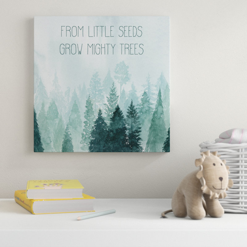 « little grower i », peinture sur toile tendue, H 35 po x l 35 po x P 2 po