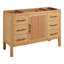 48" Ayanna Single Bathroom Vanity Set with Rectangular Undermount Sink-77154215-77154214
