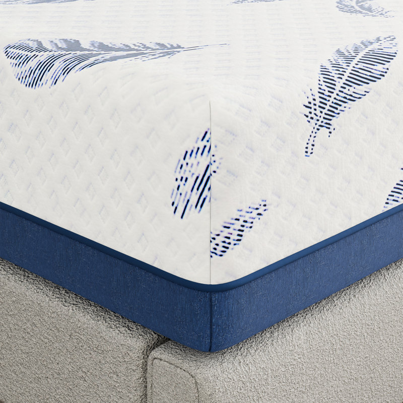 EGOHOME 6" Firm Gel Cooling Breathable Memory Foam Mattress in a Box with CertiPUR-US, 6", Twin