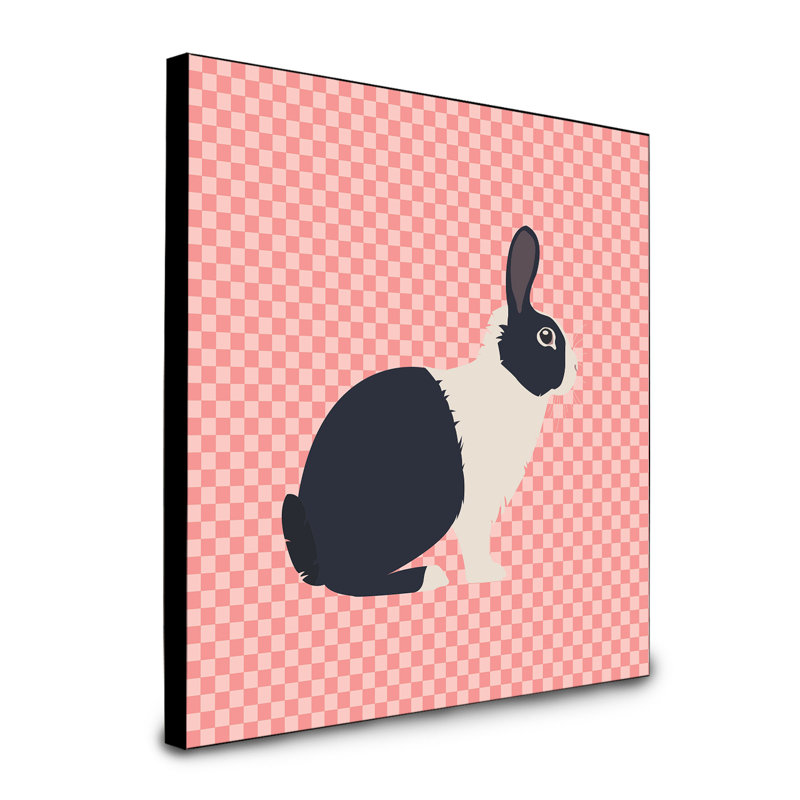 « hollandais lapin check », art encadré Brooksby, Rose