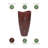 Vinisha ECOBO EcoFriendly Round Pot Planter, Onda IndoorOutdoor use, Four Season Use-88977526-88977528