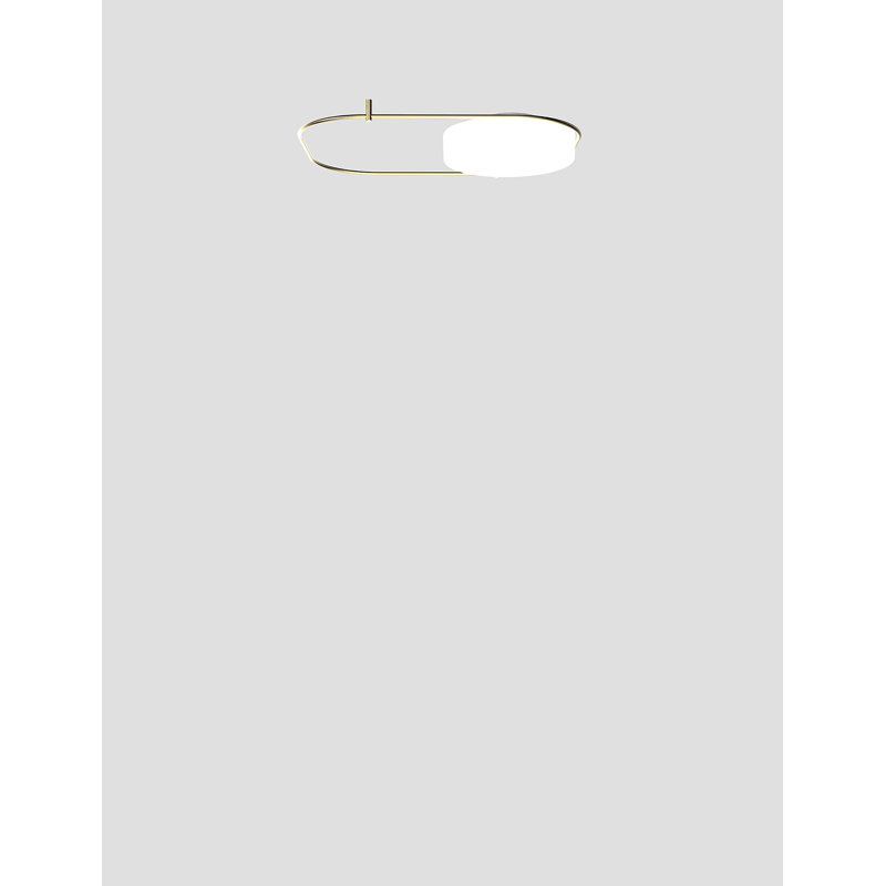 Tier Ceiling/Wall Lamp M White Matt Painted Brass L22gg Ul