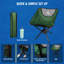 Chaise de camping portative Wakeman - Chaise compacte et pliable - Chaise légère avec sac de transport