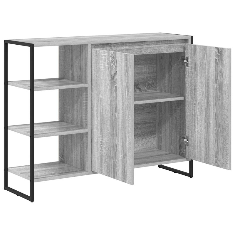 96.5cm Sideboard, Grey Sonoma