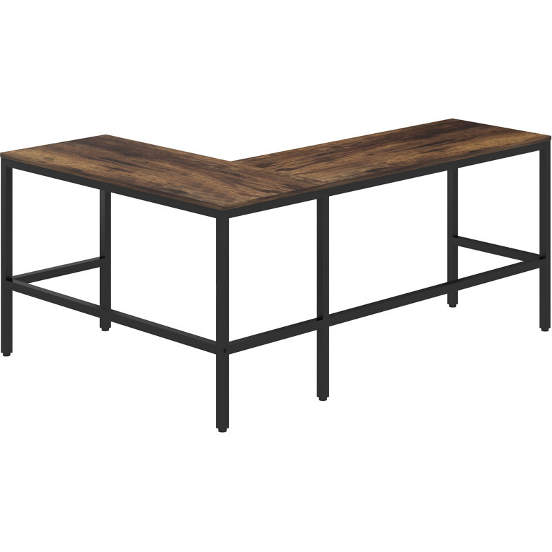 Soho Modular L-Shaped Synthetic Laminate Steel Writing Desk