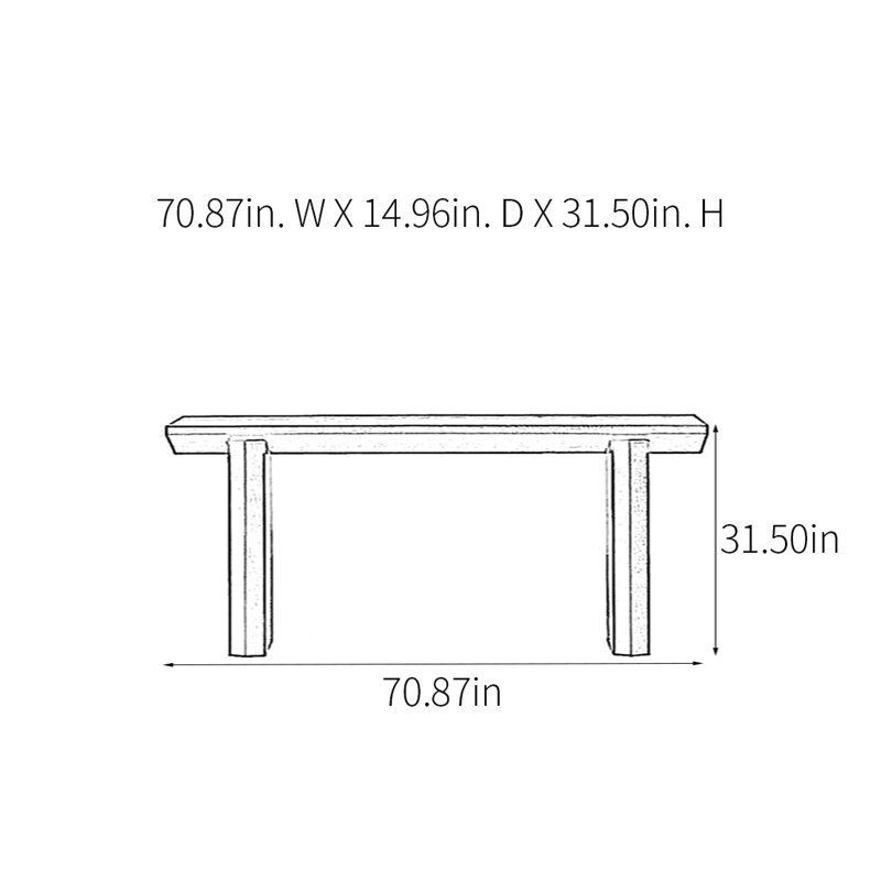 Modern Minimalist Console Table