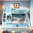 Hatina Kids Castle Style Storage Bunk Bed with Slide and Stairs-987003170-987003182