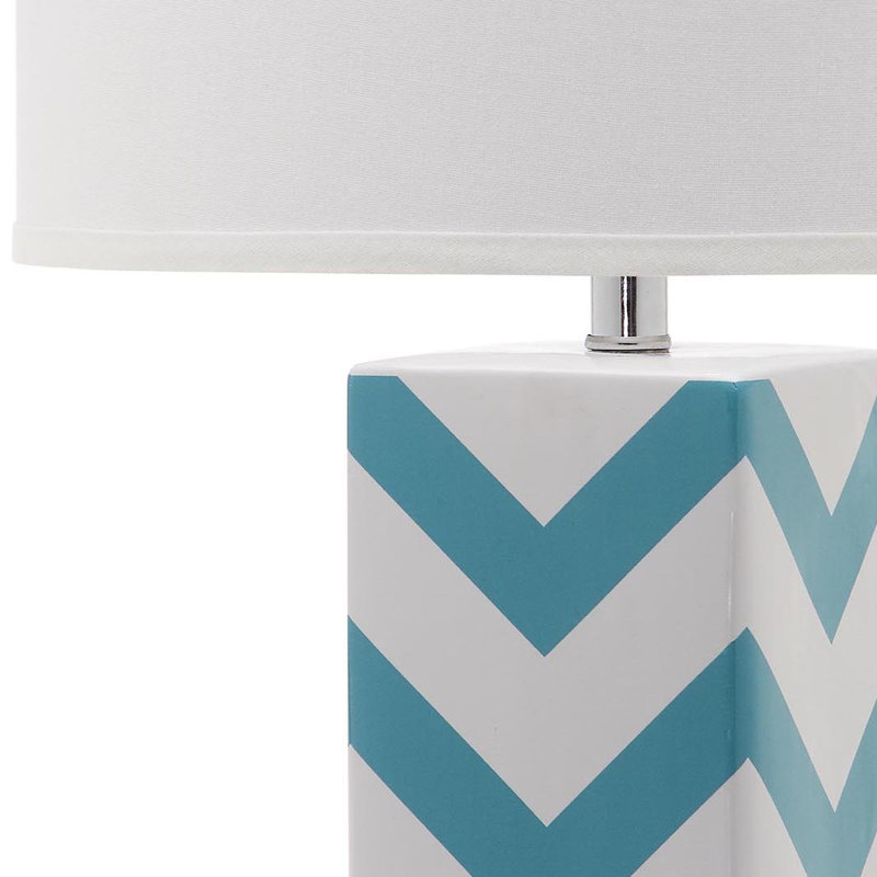 Ensemble de lampe de table 27" giada, Bleu pâle