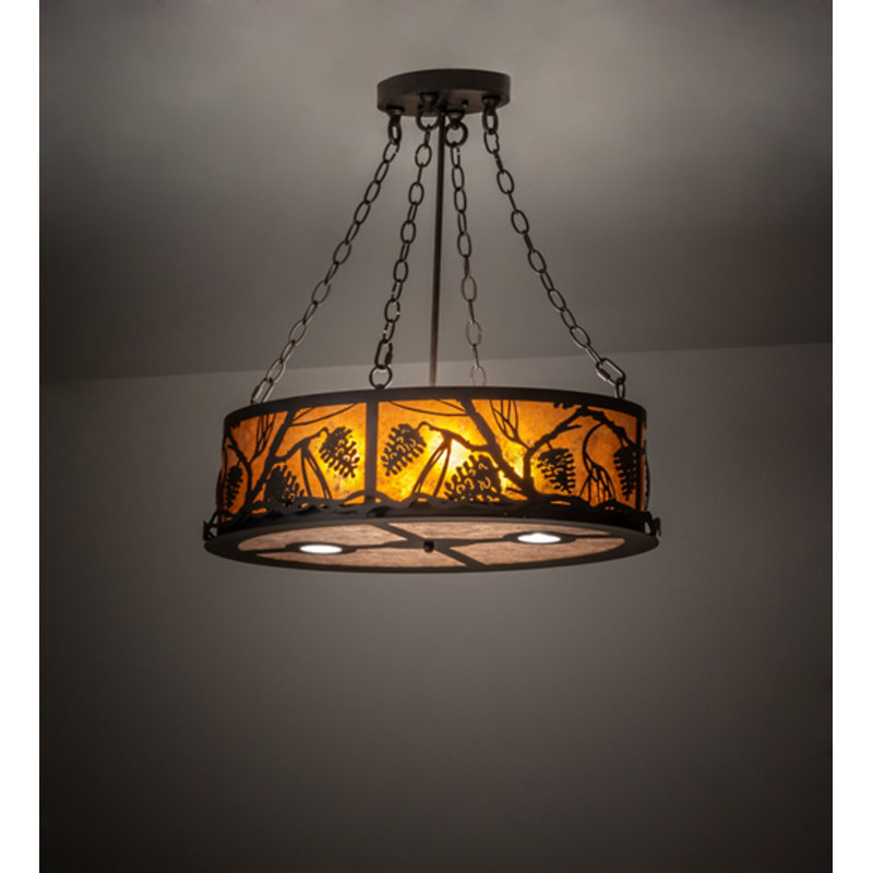 Pinecone 6 - Light Chandelier