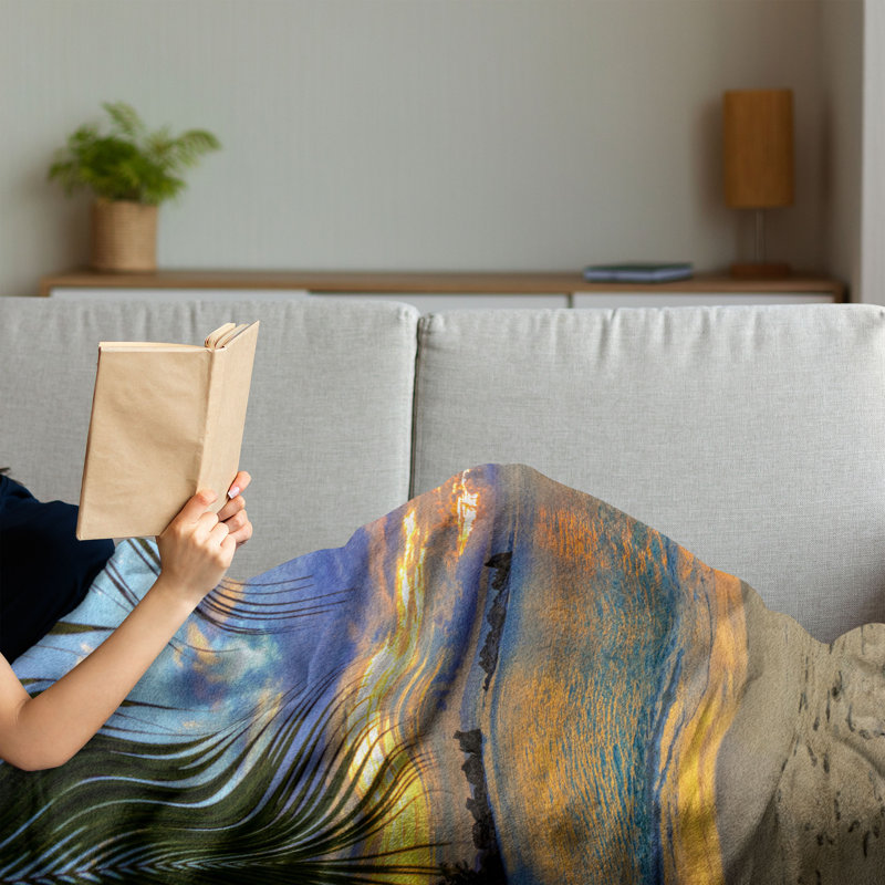Hand Woven Throw Blanket, 50" x 60"