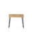 Elegant Study Desk with 2 Drawers & Multiple Shelves, Oak & Black, 41.3 x 31.1 x 21.7 inches | 100% Melamine Coated Particle Board, Metal Legs, Wall-Mountable | Bohemian Industrial Design for Modern Workspaces