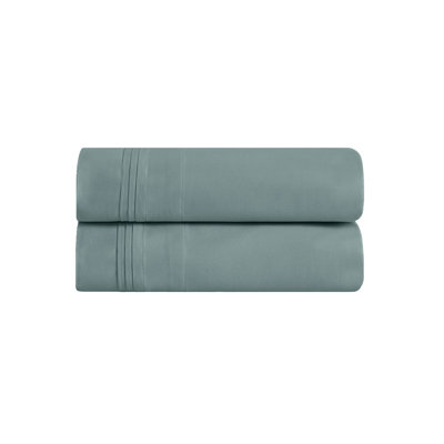 Aldin 650 Thread Count Certified Egyptian Cotton Solid Color Pillowcase Set