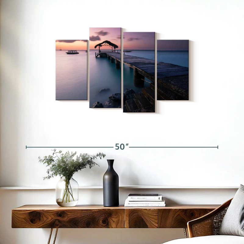 Magical Boardwalk Sunrise, 22" H x 36" W
