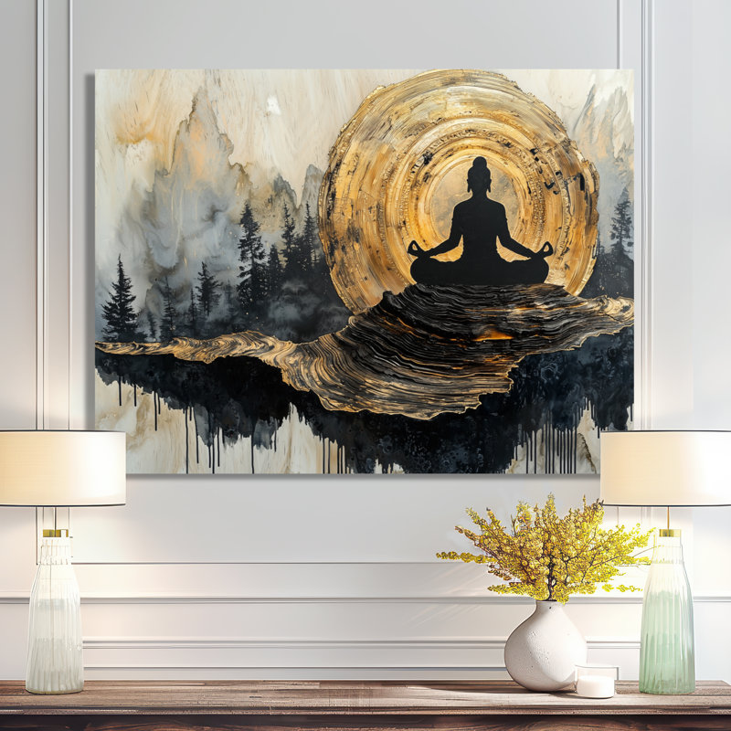 Art mural sur toile Guth Indian God, H 12 po x l 20 po, Toile tendue, Ne s’applique pas