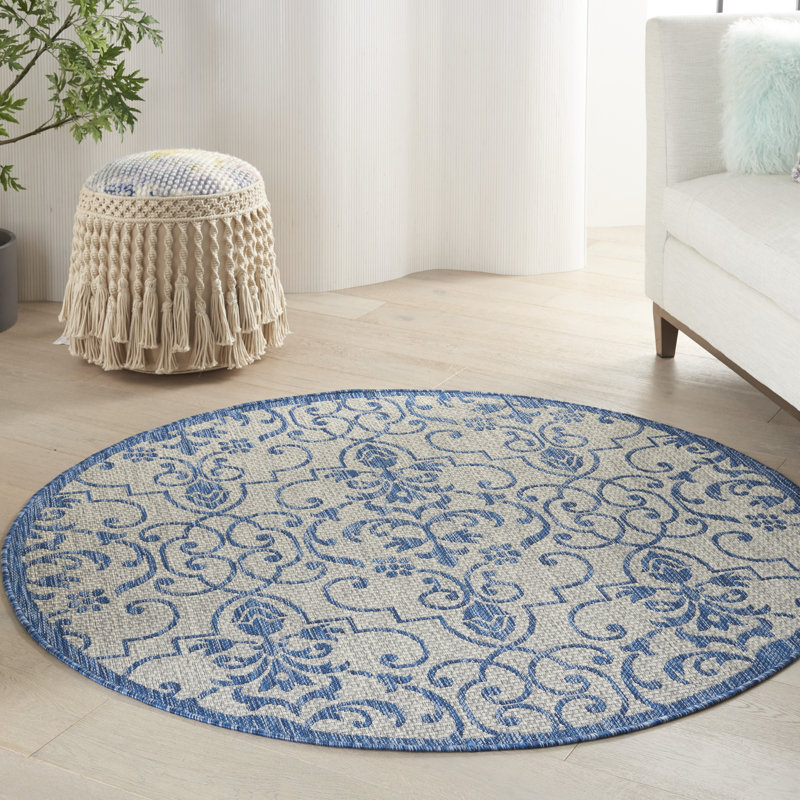 Tapis ivoire Minta, Rond 5 pi 3 po
