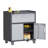 29.5” W Metal Removable Garage Storage Cabinet - Adjustable Shelf Tool Cabinet.