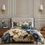 Ensemble d'édredon réversible 100% satin de coton 5 pièces Bebejan English Manor