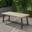 Table de salle à manger rustique en bois et métal-1308632186