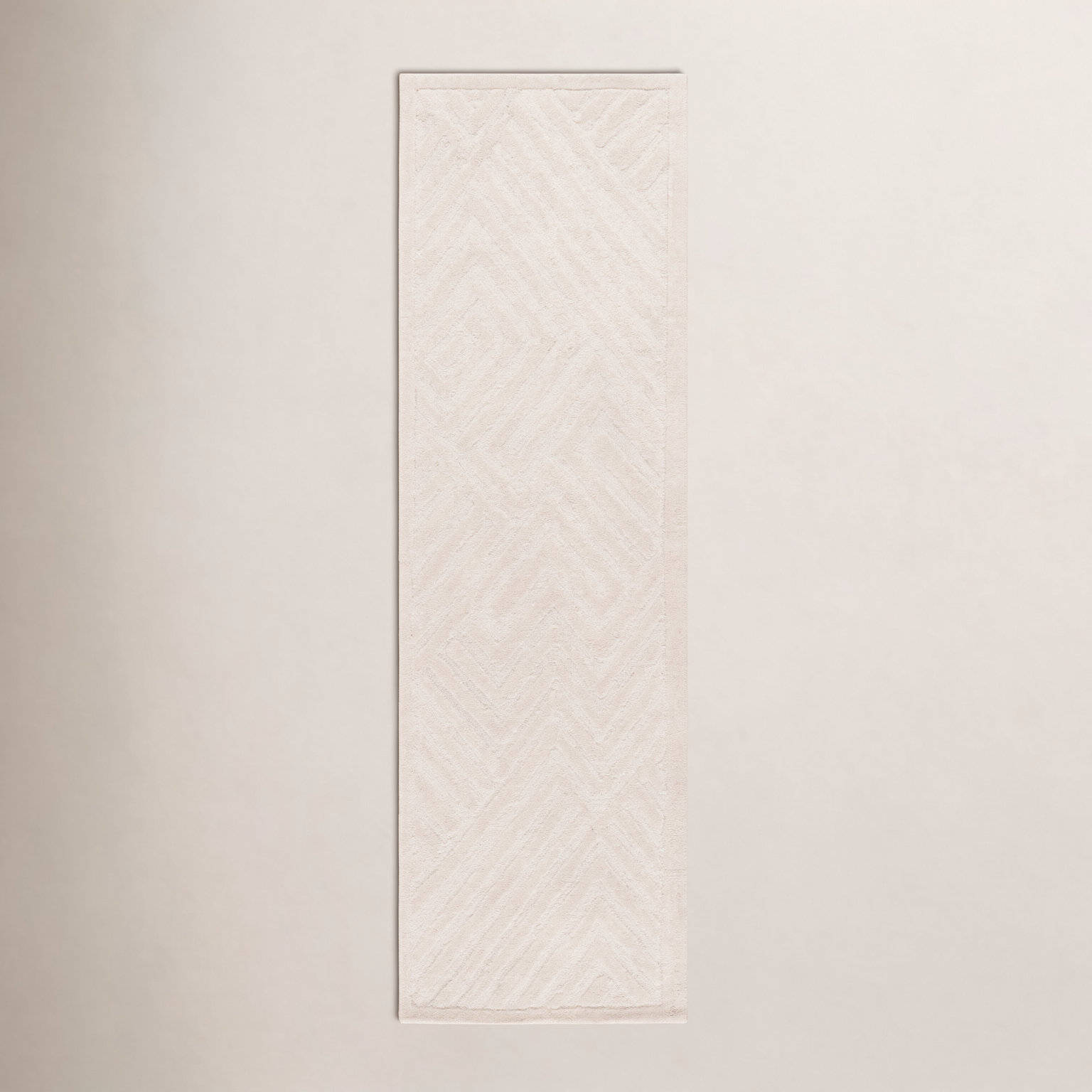 Ginna Hand-Tufted Wool Geometric Rug, Runner 2'3" x 8'