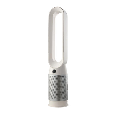 White Silver Bladeless Cooling Fan