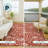 Machine Washable Indoor/Outdoor Chantille ACN2572 Floral Rug-554132772-554132780