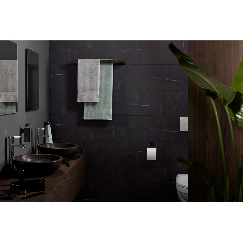 Bathroom Accessory, Brushed Graphite Look