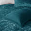 Housse de couette en velours pour lit simple / simple TG - bleu sarcelle pour une chambre à coucher luxueuse