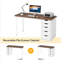 Bureau d'ordinateur avec 5 tiroirs (sans la chaise)-1518247028