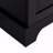 Storage Cabinet With 2-Doors For Bathroom, Office, Adjustable Shelves, MDF Board, Black-749112009