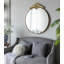 Miroir rond en fer