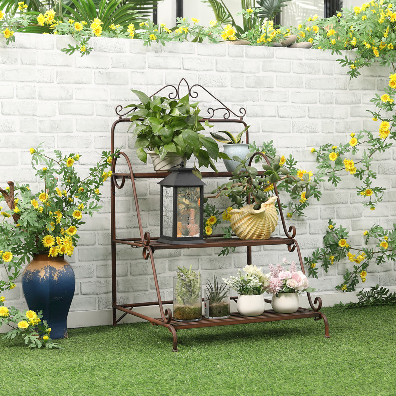Eita Metal Weather Resistant Plant Stand