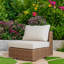 Chaise longue pivotante en rotin Windsor