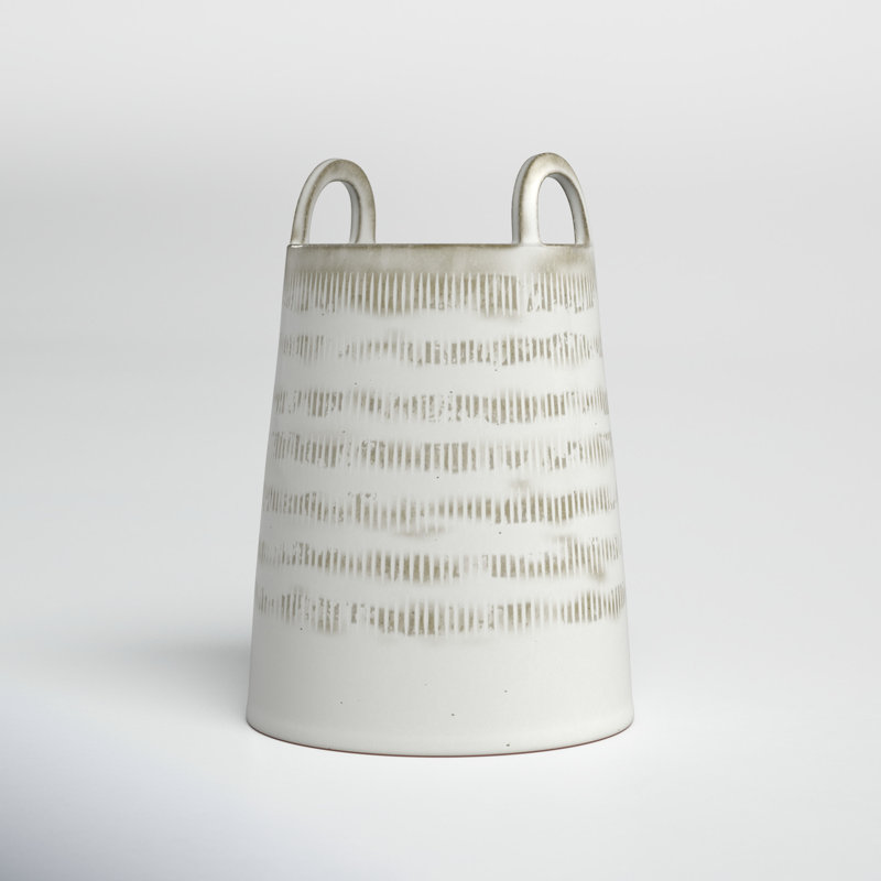 Circe 7.25'' Handmade Ceramic Table Vase