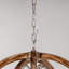 Luminaire suspendu cage 4 lumières Lusteria