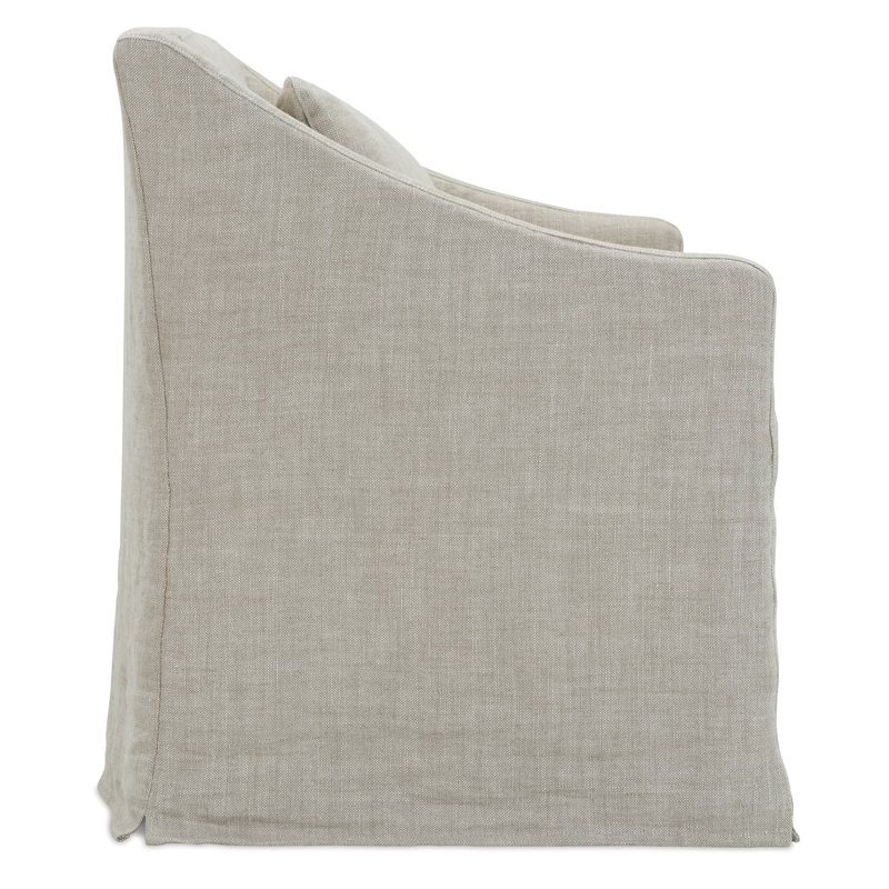 Earth Odessa Slip Dining Banquette, Natural Linen (11615-19)