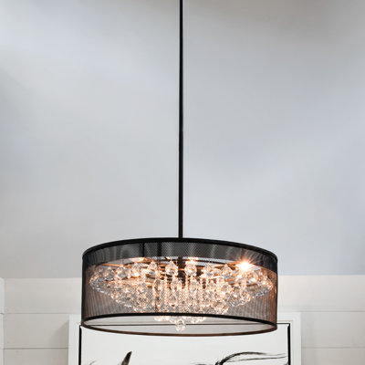 Fiona 6-Light Shaded Drum Chandelier
