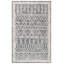 Tapis ivoire / noir en laine touffeté à la main Jacks Southwestern-1841113912
